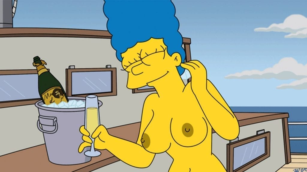 marge simpsons naked porn