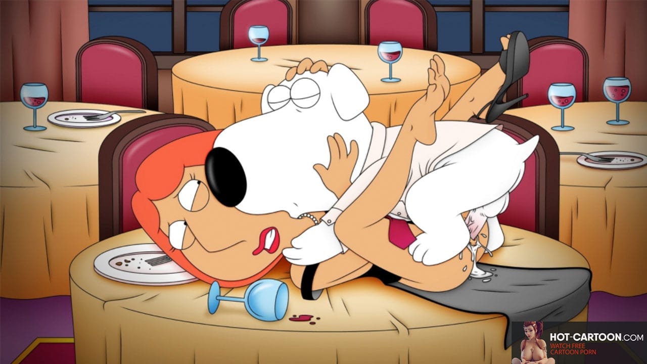 Family Guy Brian Sex with Lois on Dinning Table.