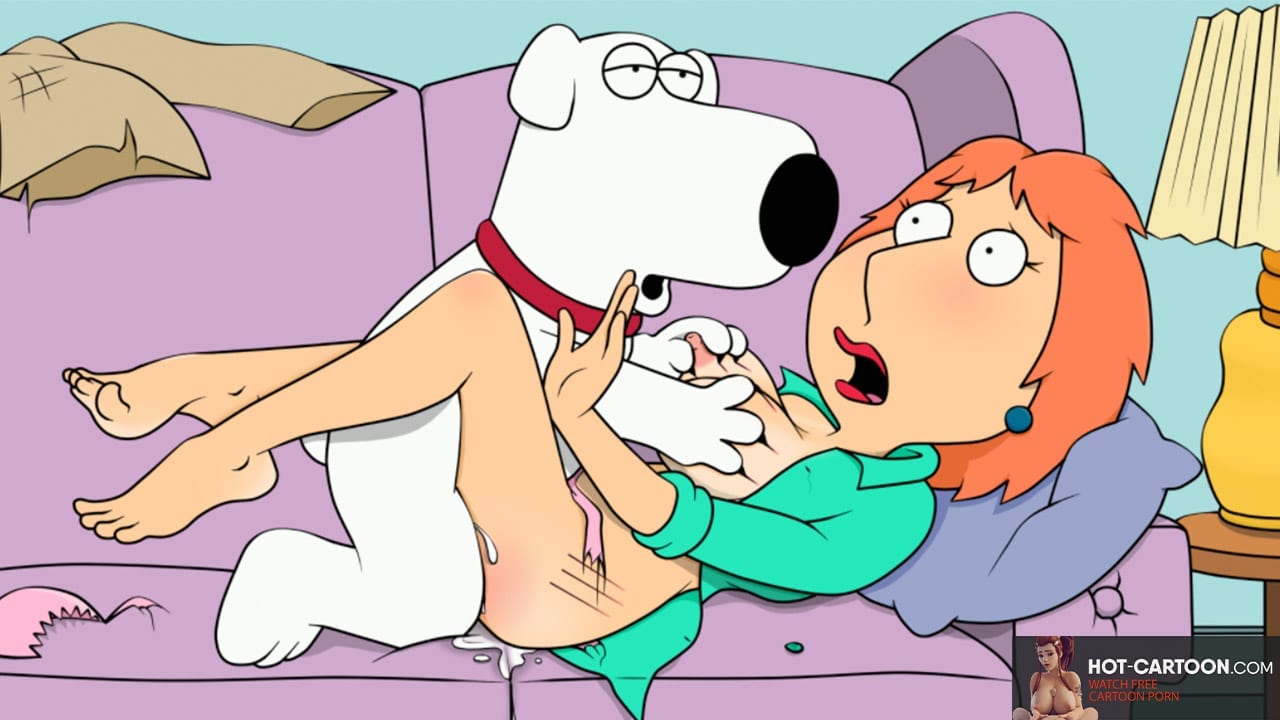 Family Guys Watching Porn - Brian O can Family Guy maldito Lois No sofÃ¡ | Hot-Cartoon.com