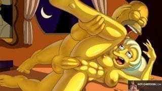 Homer Simpson Porn | Sexy young girl gets fucked harder