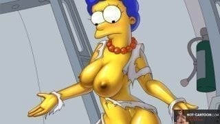 Los Simpson Porno | naked Marge searching for big cock