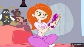 Sexy Kim Possible Porn | Hot babe playing with dildo