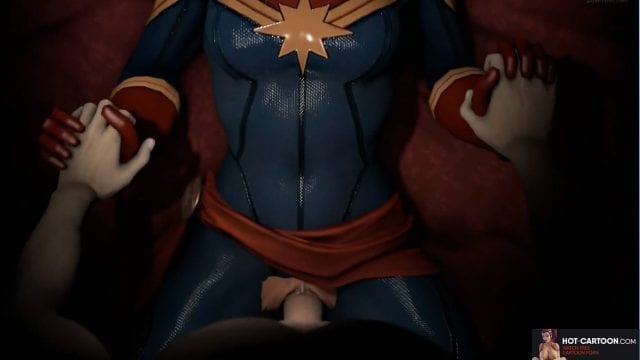 Captain Marvel porn parody | Sexy babe Taking hue dick â€“ Hot-Cartoon.com