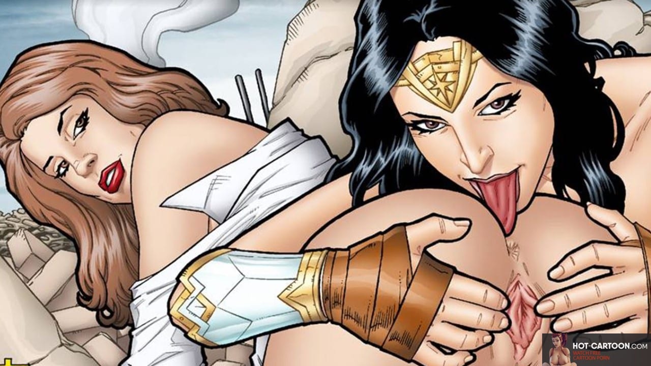 Bästa porr Wonder Woman – Lesbisk sexvideo bild