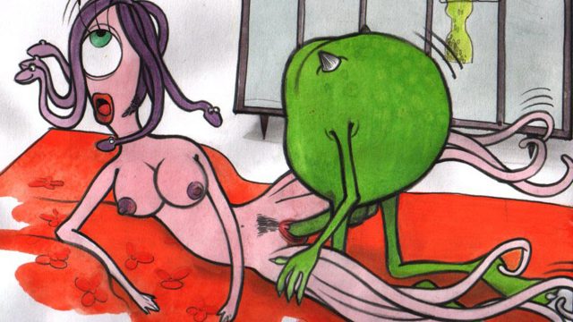 Porno: Ikki yigit fohishani olib ketishdi