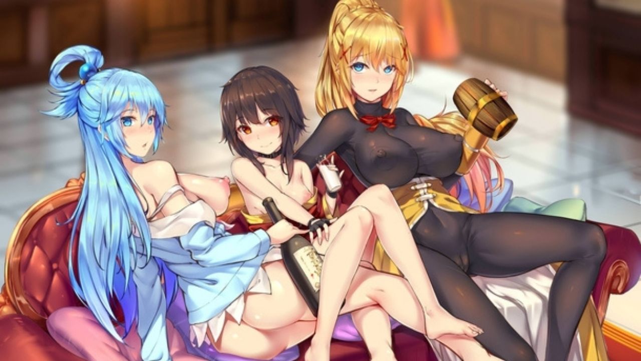 Físeán porn Konosuba Trio_Aqua