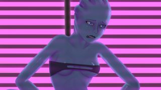 Mass effect porn gif | Asari gets naked by stranger