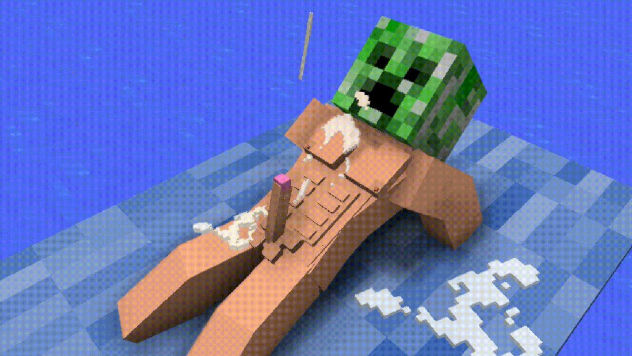 Minecraft futa porr 3D anime sexscen bild