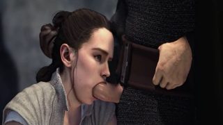 Rey deep blowjob cartoon porn