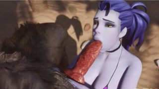 Widowmaker blowjob cartoon porn