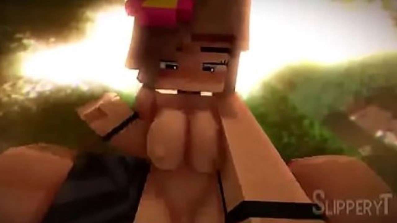 Minecraft-Animationssex nacktes Minecraft-Mädchen Endermen-Porno